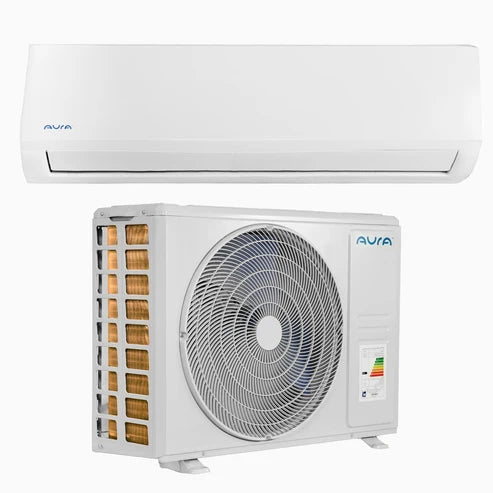 Aura 2.25 HP Split Air Conditioner Cool & Heat with Digital Display, Plasma & Turbo, AGE-18HP - White