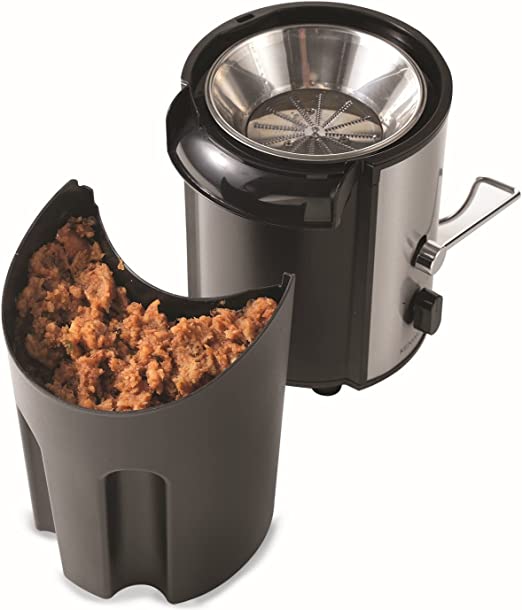  Kenwood  عصارة فواكه 800 وات سعة 2 لتر , JEM02.A0BK -  أسود وفضي