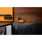 Kingston Flash Drive 256GB DataTraveler Exodia S, USB 3.2 Gen 1, USB Type-A, Swivel Cap DT Exodia S – Black/Orange