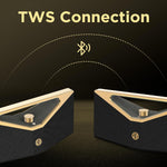 BUGANI Brief Pro Portable Bluetooth Speaker - Black&Gold