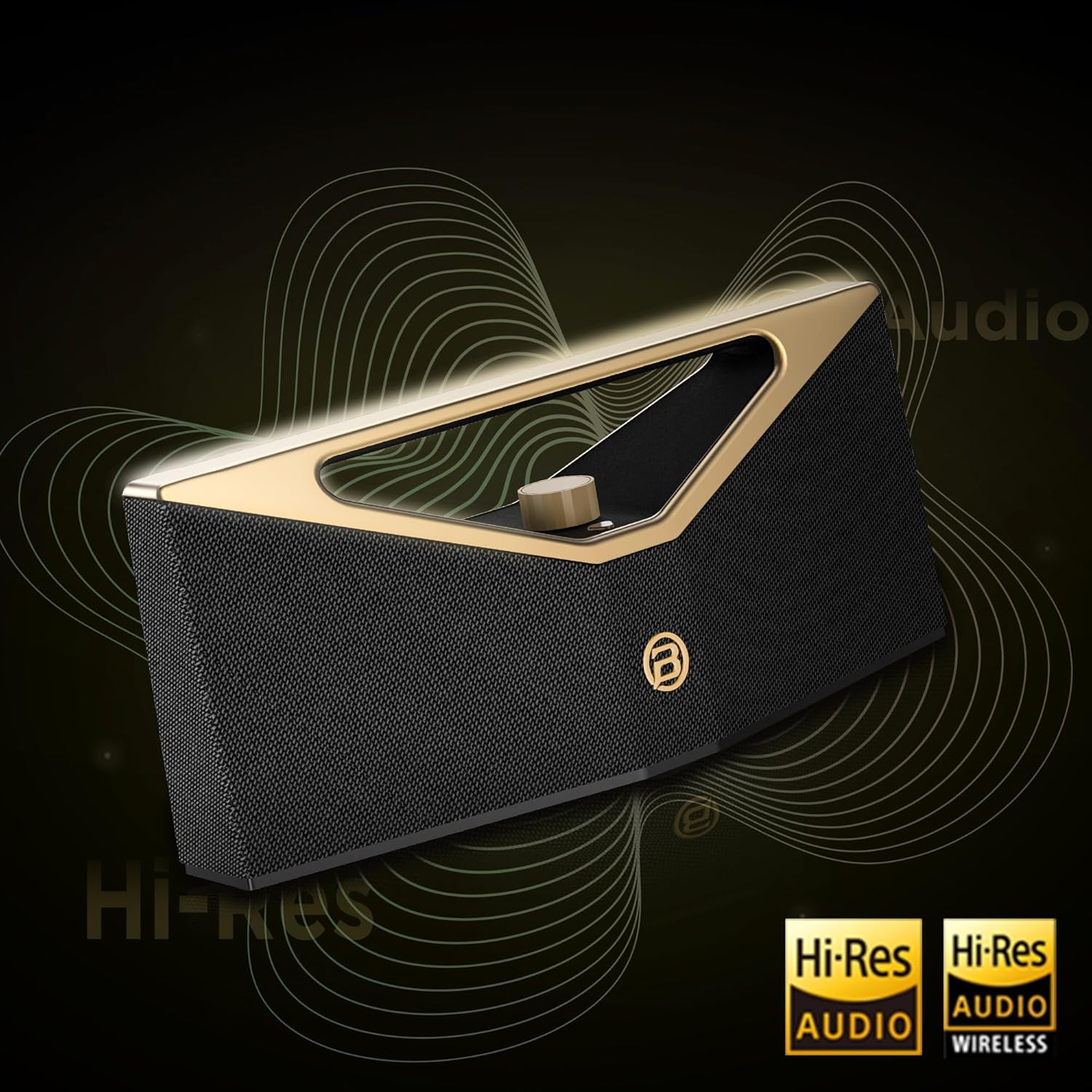 BUGANI Brief Pro Portable Bluetooth Speaker - Black&Grey