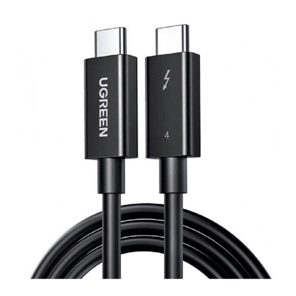 كابل UGREEN USB-C إلى USB-C Thunderbolt 4 بطول 1 متر، US501 – أسود