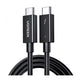 كابل UGREEN USB-C إلى USB-C Thunderbolt 4 بطول 1 متر، US501 – أسود