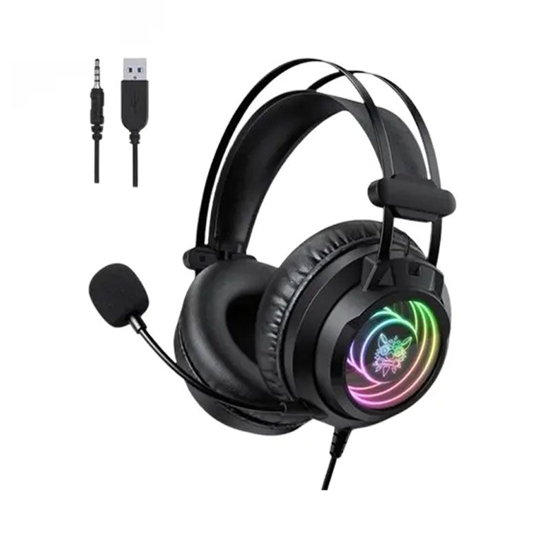 Onikuma , Abyss Mirror Wired Gaming Headphone with Microphone , X80 - Black
