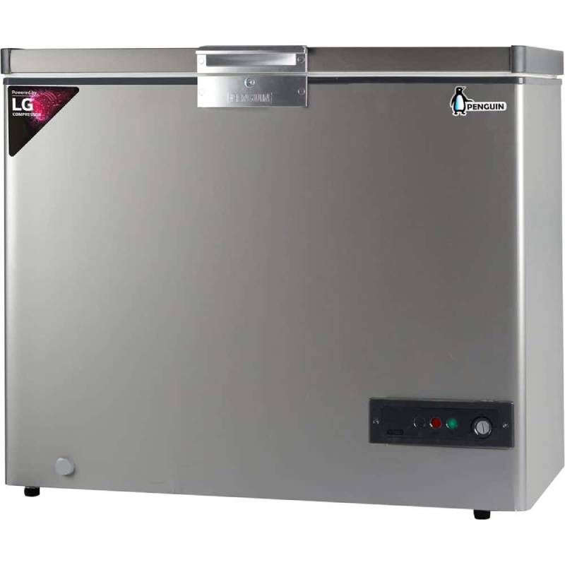 Penguin Chest Freezer 303L, Defrost, LG Inverter Compressor, ES341L - Silver