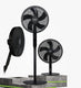 مروحة تاتش Air Pro 3 في 1 مقاس 16 بوصة (مكتبية + حائط + ستاند) – 40150B- اسود