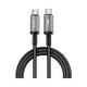 WIWU USB Type-C to USB Type-C 60W PD Cable 1M – Black