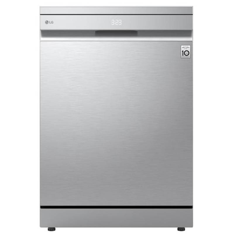 إل جي غسالة أطباق 14 فرد بتقنيات QuadWash وTrueSteam والتجفيف الحراري والواي فاي – فضي (DFC287HVS)
