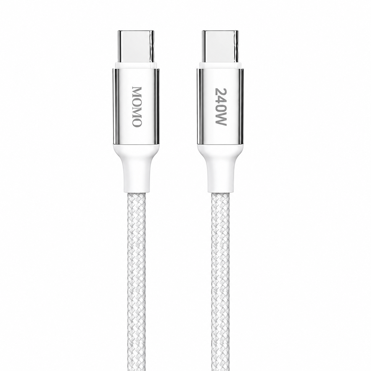 MOMO Type-C to Type-C Fast Charging Cable 240W 1.2M – White