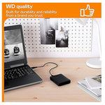 هارد خارجي اليمنتس من ويسترن ديجيتال بسعة 2 تيرا، بمنفذ يو اس بي 3.0، اسود - WDBU6Y0020BBK، usb_2.0_3.0
