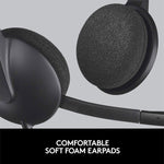Logitech Corded Headset H340 - Black