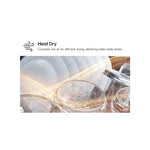 LG 14-Place QuadWash Dishwasher with TrueSteam, Heat Dry and Wi-Fi – Prime Silver (DFC287HVS)