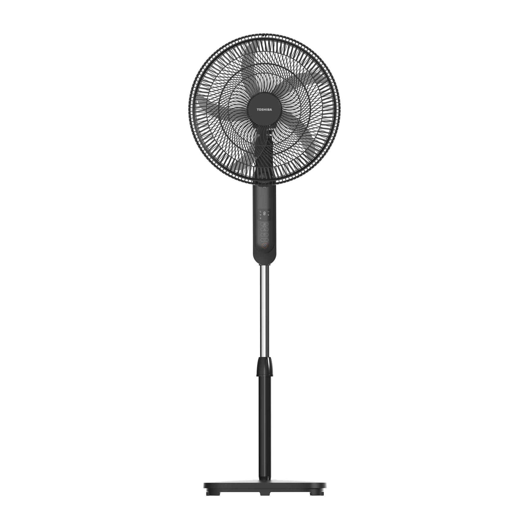 Toshiba Stand Fan 18 Inch  ,Remote Control - Black