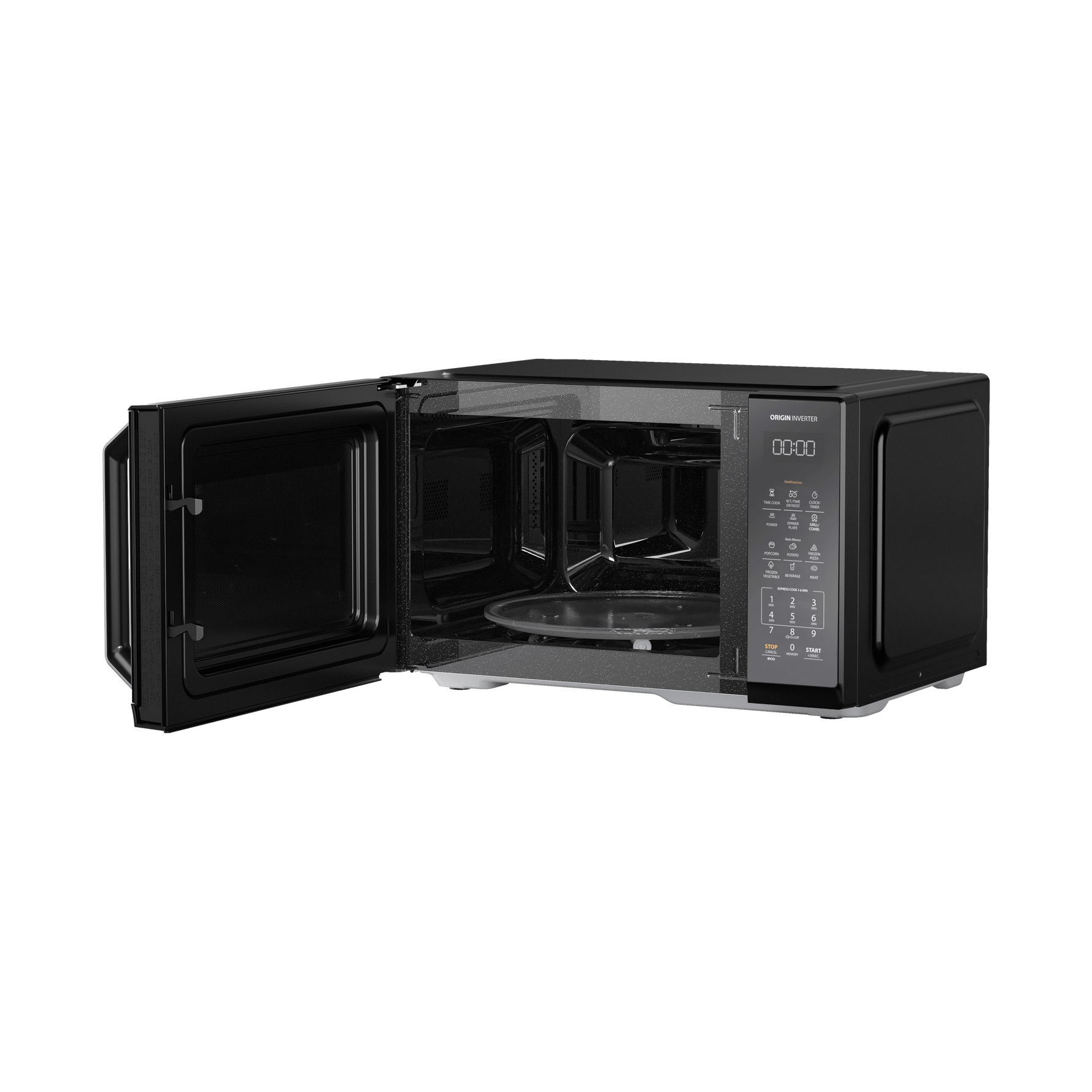 Toshiba Microwave 25 Liter 900 Watt + Inverter Grill Black
