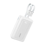 باور بانك Anker Zolo سعة 10000 مللي أمبير، قدرة 35 وات، بكابلين USB-C مدمجين