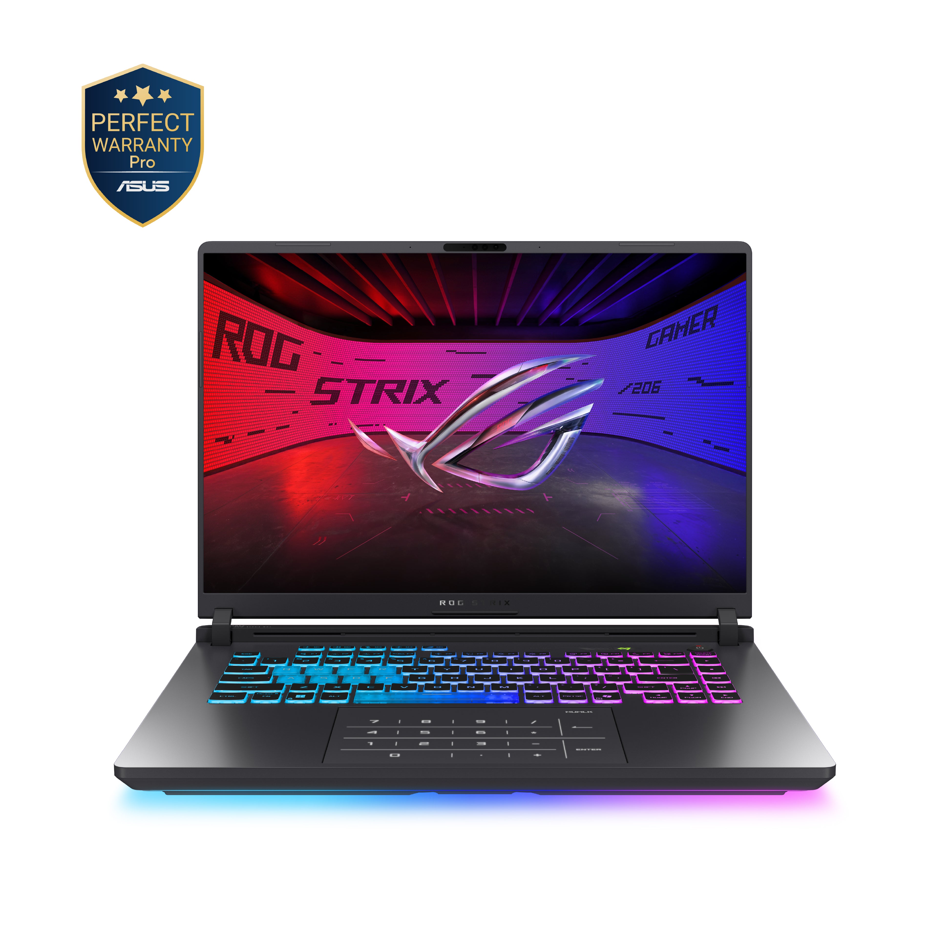 لابتوب ASUS ROG Strix G16 للألعاب بمعالج Intel Core Ultra 9 275HX، 16GB RAM، 1TB SSD، كارت NVIDIA GeForce RTX 5060، شاشة 16 بوصة FHD+، ويندوز 11، موديل G615LM-RV009W - أخضر