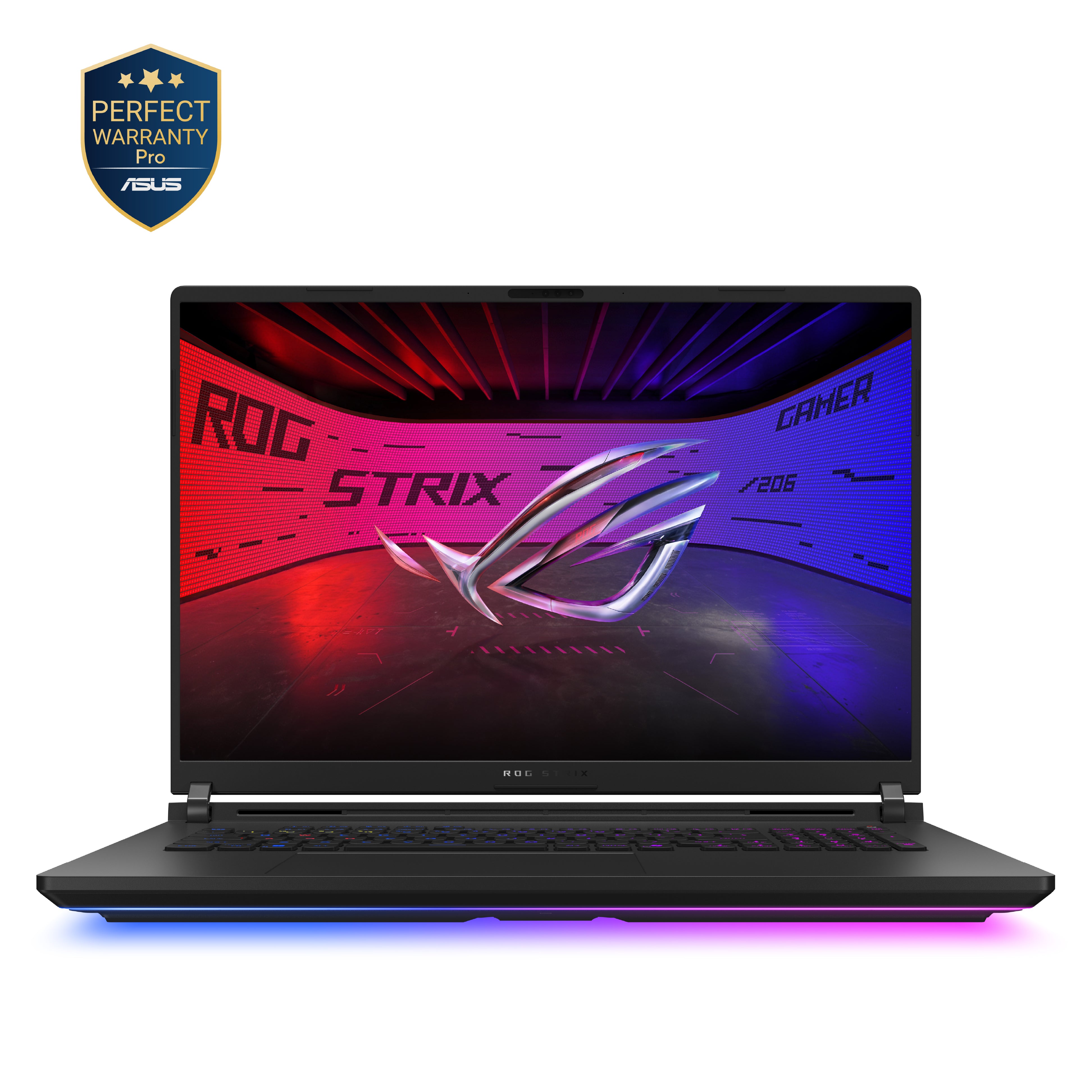 لابتوب ASUS ROG Strix Scar 18 للألعاب بمعالج Intel Core Ultra 9 275HX، 16GB RAM، 1TB SSD، كارت NVIDIA GeForce RTX 5070 Ti، شاشة 18 بوصة 2.5K، ويندوز 11، موديل G835LR-AI3201W - أسود