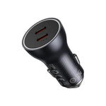 شاحن سيارة Baseus USB-C بقدرة 60 واط، أسود