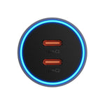 شاحن سيارة Baseus USB-C بقدرة 60 واط، أسود