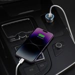 شاحن سيارة Baseus USB-C بقدرة 60 واط، أسود