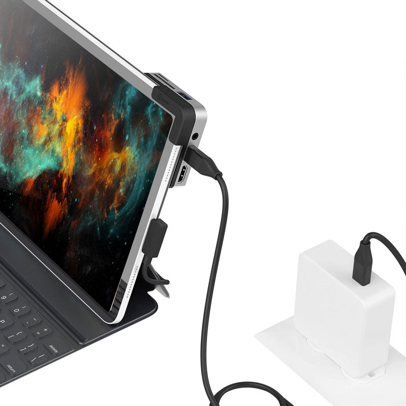 j5create - USB-C™ to 4K 60 Hz HDMI™ Travel Dock for iPad Pro® - JCD612