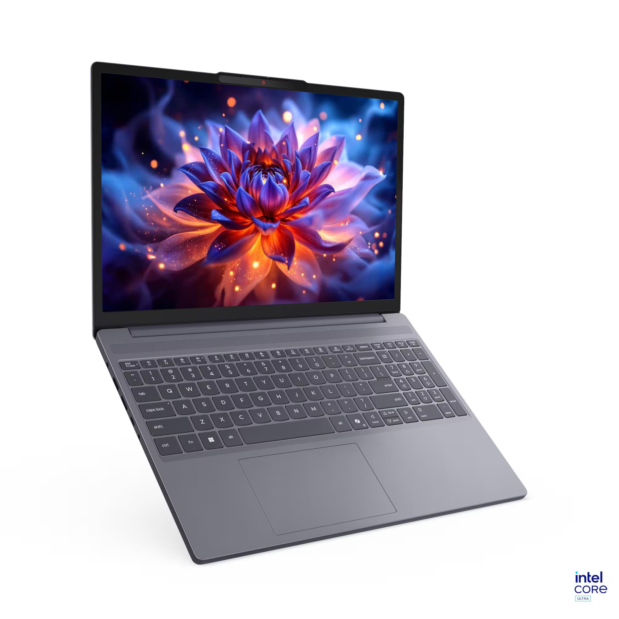 لابتوب Lenovo Slim 3، Core Ultra 7 355، رام 16GB، SSD 512GB، Intel Graphics، شاشة 15.1" WQXGA، Windows 11، موديل 83UR0040ED، Luna Grey
