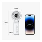 مروحة يدوية JisuLife Life7 ببطارية 3600 مللي أمبير – أسود