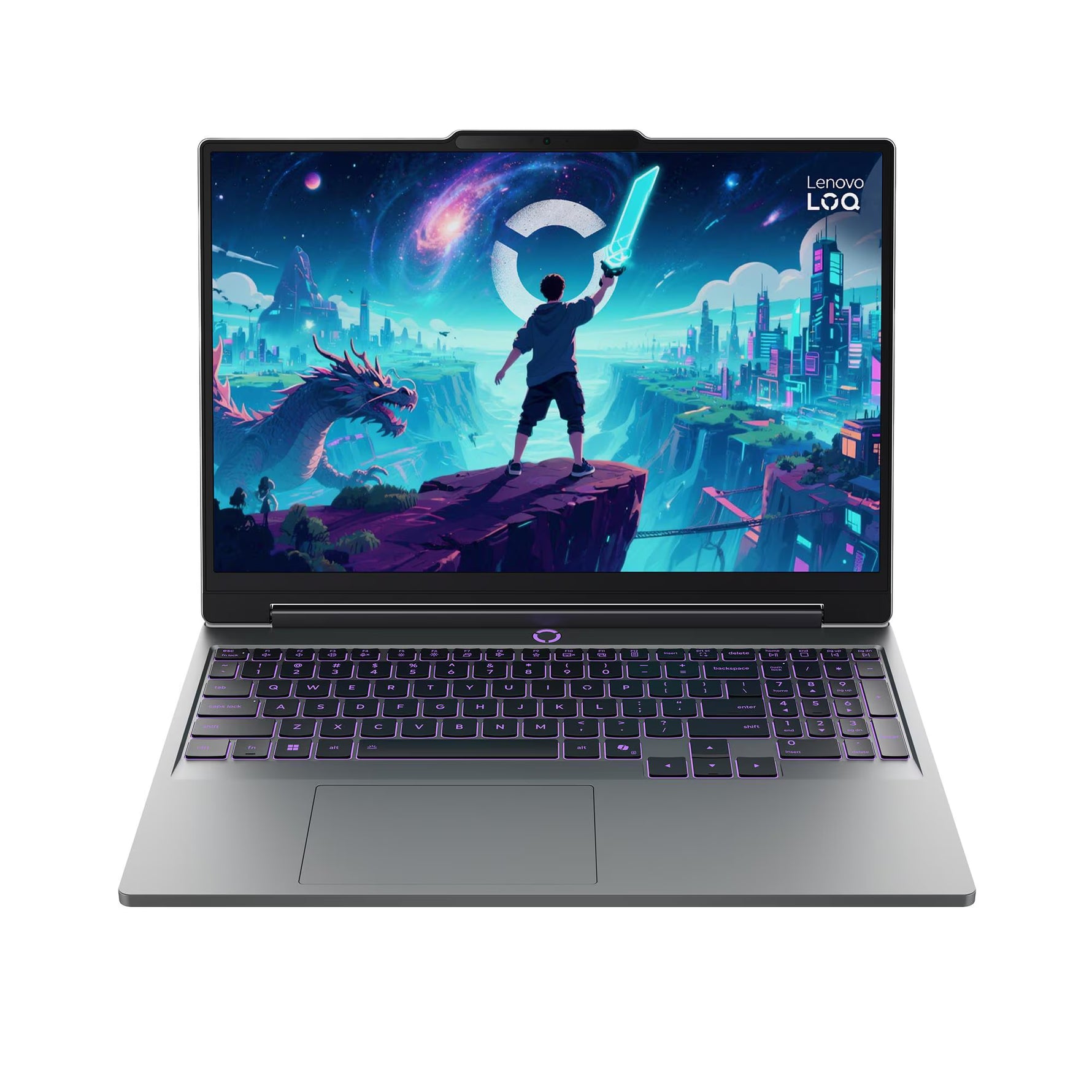 Lenovo LOQ Laptop Intel Core Ultra 7 356H, 16GB RAM, 512GB SSD, NVIDIA GeForce RTX 5060, 15.3" WUXGA, Windows 11 – Luna Grey (83SL000UED)
