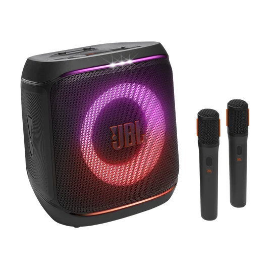 سماعة JBL PartyBox Encore 2 المحمولة بتقنية Bluetooth مع ميكروفون لاسلكي – أسود