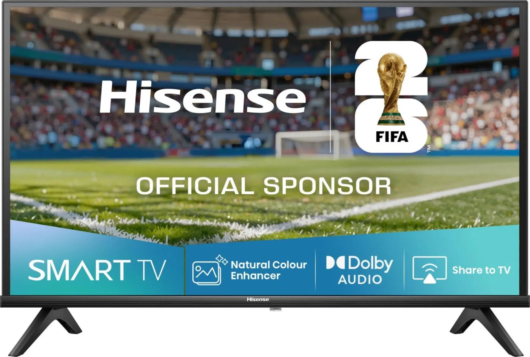 تلفزيون Hisense سمارت 32 بوصة HD (32A4Q) - اسود