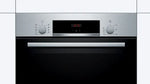 Bosch فرن كهربائي بلت إن Series 4 بشواية، 60 سم، سعة 66 لتر، شاشة ديجيتال ، HBJ534ES0 - ستانلس ستيل