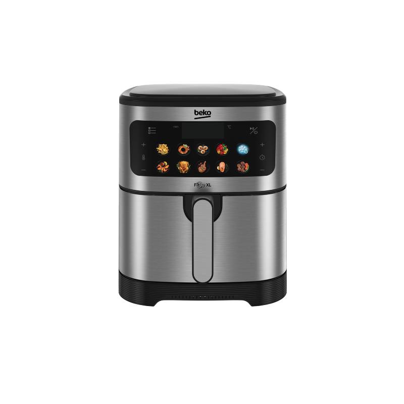Beko Digital Touch Control Air Fryer, 6.8L, 1875W , FRL 5464 X -  Stainless Steel