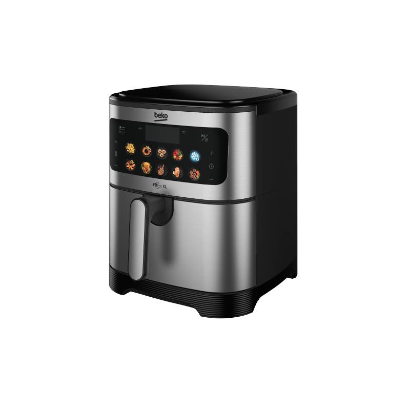 Beko Digital Touch Control Air Fryer, 6.8L, 1875W , FRL 5464 X -  Stainless Steel