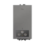 Midea Natural Gas Water Heater, 10L, Digital Display, Dual Ignition, Low Water Pressure Start, MGWH10-20MDNEG(S) - Silver