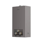 Midea Natural Gas Water Heater, 10L, Digital Display, Dual Ignition, Low Water Pressure Start, MGWH10-20MDNEG(S) - Silver