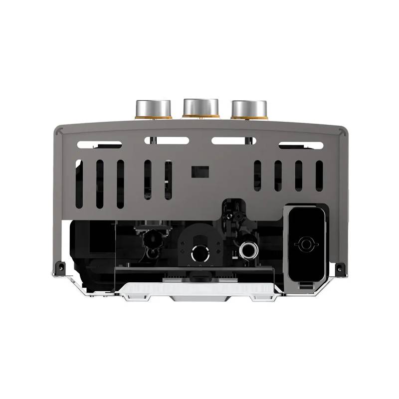 Midea Natural Gas Water Heater, 10L, Digital Display, Dual Ignition, Low Water Pressure Start, MGWH10-20MDNEG(S) - Silver