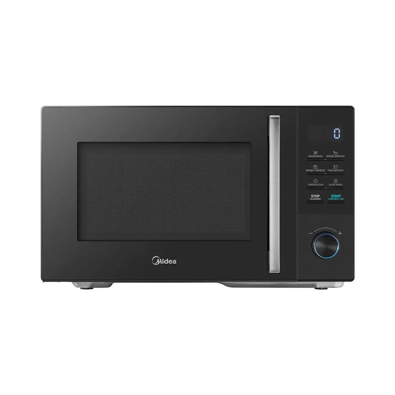Midea Digital Solo Microwave, 25L, 900W, Inverter Quattro Technology, Digital Display, Touch & Dial Control, Easy-Clean Cavity, Black – AM9P022VB