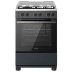 Toshiba Gas Cooker, 4 Burners, 60 cm, Full Safety, RT2-60MG4GE(MG)-EG - Gray