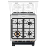 Toshiba Gas Cooker, 4 Burners, 60 cm, Full Safety, RT2-60MG4GE(MG)-EG - Gray