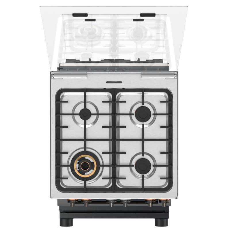 Toshiba Gas Cooker, 4 Burners, 60 cm, Full Safety, RT2-60MG4GE(MG)-EG - Gray