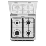 Toshiba Gas Cooker, 4 Burners, 60 cm, Full Safety, Convection Fan, Auto Ignition, RT2-60MG4GE(MG)-EM - Gray