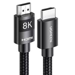 يوجرين 40181 كابل HDMI 2.1 بطول 3 أمتار، بدقة 8K Ultra HD وسرعة نقل 48 جيجابت في الثانية – أسود ؤ