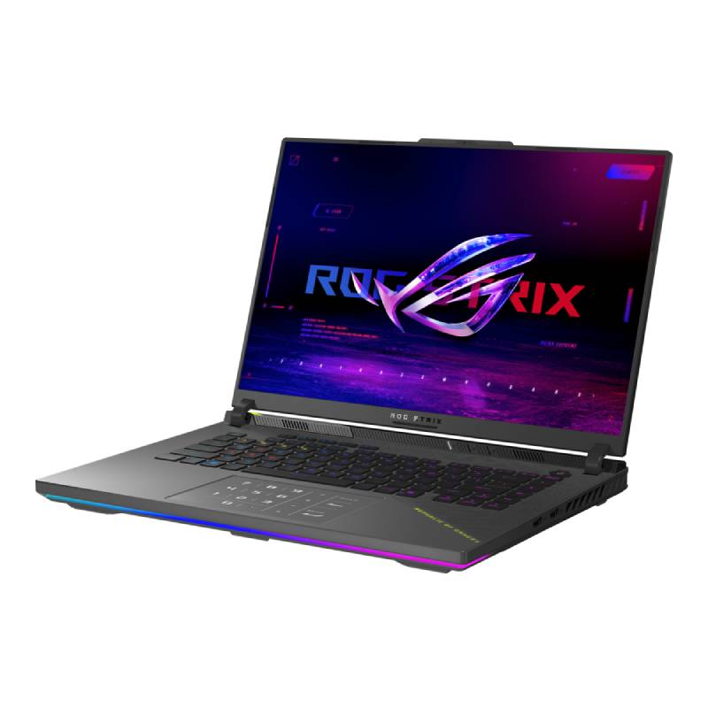 لابتوب ASUS ROG Strix G16، Ryzen 9 8940HX، رام 16 جيجابايت، SSD 1 تيرابايت، RTX 5080 16GB، شاشة 16 بوصة 2.5K 300Hz، Windows 11، رمادي Eclipse Gray