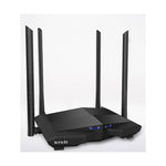 تيندا AC10 راوتر واي فاي ذكي AC1200 ثنائي النطاق جيجابت، بسرعة إجمالية 1167 ميجابت في الثانية، مع 4 هوائيات خارجية