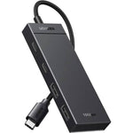 يوجرين CM806 (35584) موزع USB-C ‏4 في 1، بمعيار USB 3.2 Gen 2 وأربعة منافذ USB-C وسرعة نقل تصل إلى 10 جيجابت في الثانية – أسود