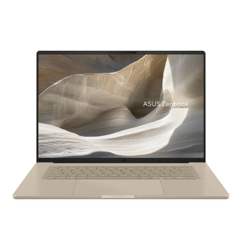 لابتوب ASUS Zenbook A16، Snapdragon X2 Elite Extreme، رام 24GB، SSD 512GB، شاشة 16 بوصة 3K OLED 120Hz، Windows 11، بيج