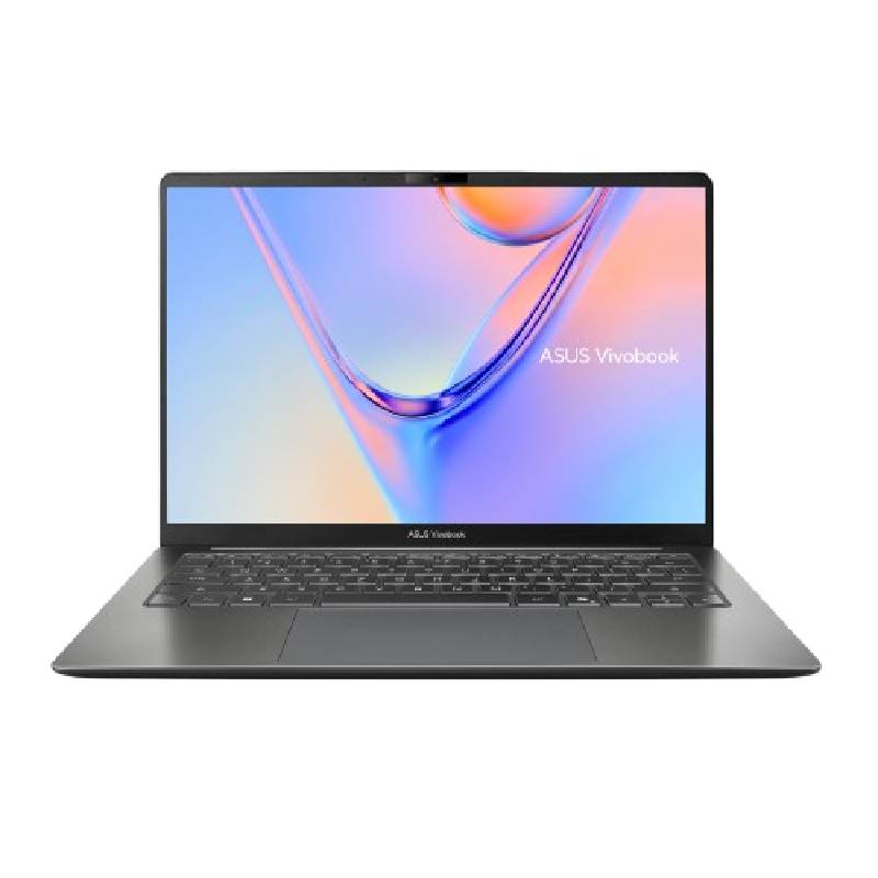 لابتوب ASUS Vivobook S14، Core 7 350، رام 8GB، SSD 512GB، شاشة 14 بوصة WUXGA IPS، Windows 11، رمادي مطفي