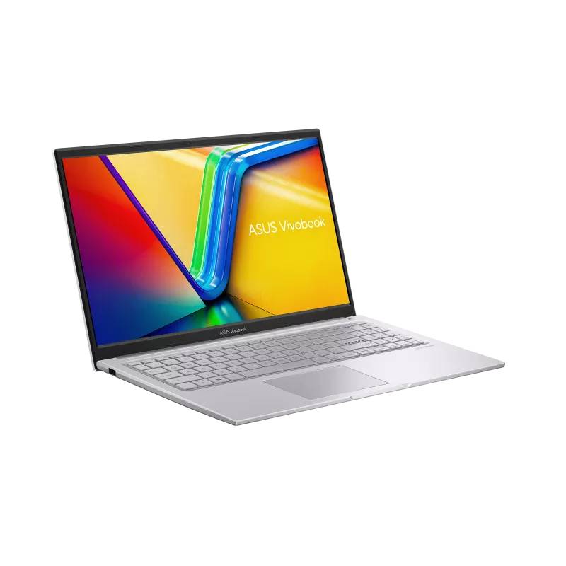 لابتوب ASUS Vivobook 15، Core 7 150U، رام 16GB DDR5، SSD 512GB، شاشة 15.6 بوصة FHD، Windows 11، فضي Cool Silver