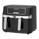 IDO Digital Air Fryer 10L, Dual Basket, 2600W AF26002D-BK, Black