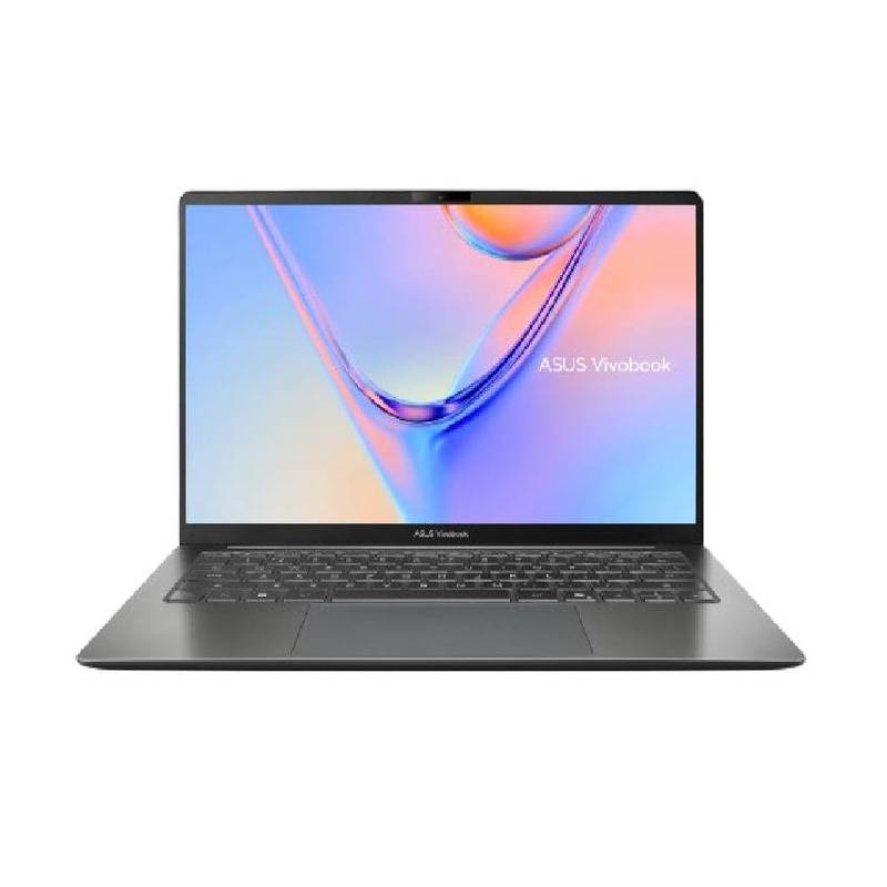 ASUS Vivobook S14 S5408QA-TM8552W, Snapdragon X X1-26-101, 8GB LPDDR5X RAM, 512GB SSD, Qualcomm Adreno GPU, 14" WUXGA, Windows 11, Matte Gray